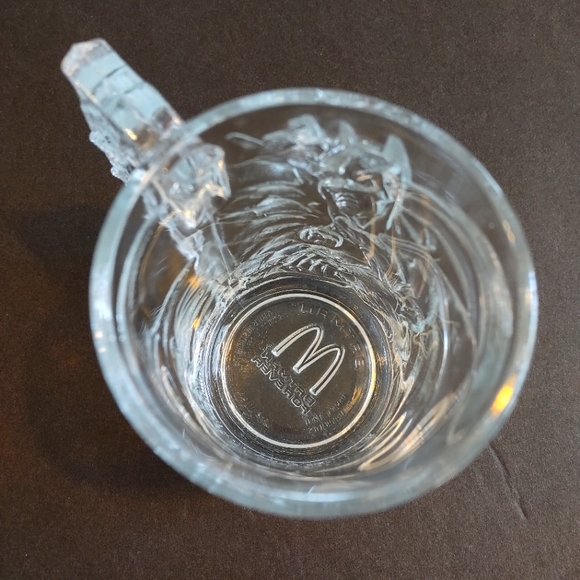 Vintage 1995 McDonald's Batman Forever Clear Glass Mug DC Comics - Picture 5 of 8